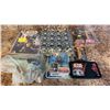 Image 1 : STAR WARS LOT - 2002 JANGO FETT FIGURE, 3 PEZ, 2 DECKS OF CARDS, GRAPHIC NOVEL, 20 SLIDES, FLASHBACK