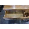 Image 4 : 4 DRAWER MAPLE DESK WITH CHAIR