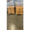 Image 1 : PAIR OF 3 DRAWER NIGHTSTANDS