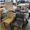 Image 1 : 2 MODERN PLASTIC CHAIRS