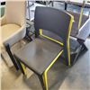 Image 2 : 2 MODERN PLASTIC CHAIRS
