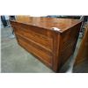 Image 3 : LARGE WOOD TRUNK - 50 INCHES WIDE, 2 FOOT TALL 25 INCHES DEEP