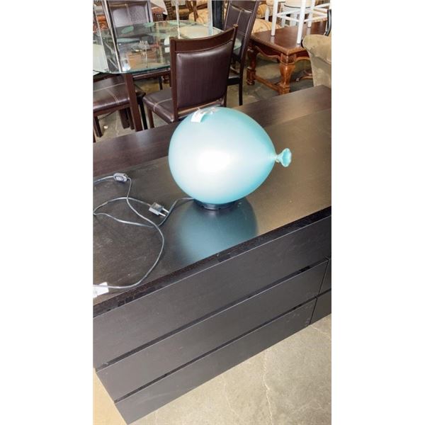 BILUMEN 1970s BLUE BALOON TABLE LAMP