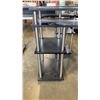 Image 2 : 2 MODERN BLACK DISPLAY STANDS