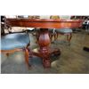 Image 8 : ROUND PEDESTAL DINING TABLE WITH 4 DEVON CHAIRS