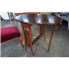 Image 4 : DROPLEAF ENDTABLE AND FOOTSTOOL