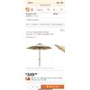 Image 1 : Concord 11 ft. Patio Umbrella in Tan