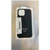 Image 1 : APPLE LEATHER FITTED SOFT SHELL CASE FOR IPHONE 13 PRO MAX MIDNIGHT MM1R3AM/A- TESTED WORKING, RETAI