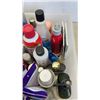 Image 3 : TRAY OF CLEANERS, SPRAYS, WRAP, PORE CLEANER