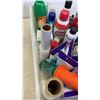 Image 4 : TRAY OF CLEANERS, SPRAYS, WRAP, PORE CLEANER