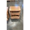 Image 3 : PAIR OF OAK 2 DRAWER NIGHTSTANDS