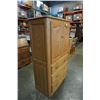 Image 2 : OAK 3 DRAWER CABINET