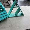 Image 2 : 2 CYAN PLANTERS AND DESIGNER SHELF