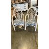 Image 1 : PAIR OF WICKER PATIO CHAIRS