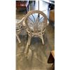Image 4 : PAIR OF WICKER PATIO CHAIRS