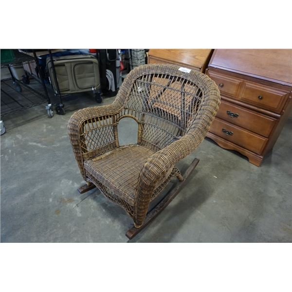 WICKER ROCKING CHAIR