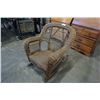 Image 1 : WICKER ROCKING CHAIR