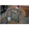 Image 3 : WICKER ROCKING CHAIR