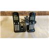 Image 1 : PANASONIC 2 HANDSET CORDLESS HOME PHONE SYSTEM - TESTED WORKING, RETAIL $89