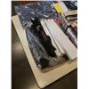 Image 2 : 10 NEW GIFT BAGS WITH 10 NEW SWORD STANDS AND TRAY OF DVDS