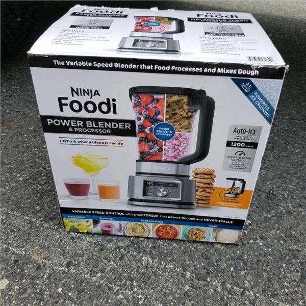 NINJA FOODI POWER BLENDER AND PROCESSOR TESTED AND WORKING - RETAIL $169