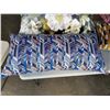 Image 2 : 4 DECORATIVE PILLOWS - APPROX 3 FOOT LONG