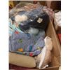 Image 11 : 2 BOXES OF WOOL, SEWING PATTERNS, SEWING ACCESSORIES, FABRIC, ETC