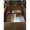 Image 2 : 2 BOXES OF WOOL, SEWING PATTERNS, SEWING ACCESSORIES, FABRIC, ETC