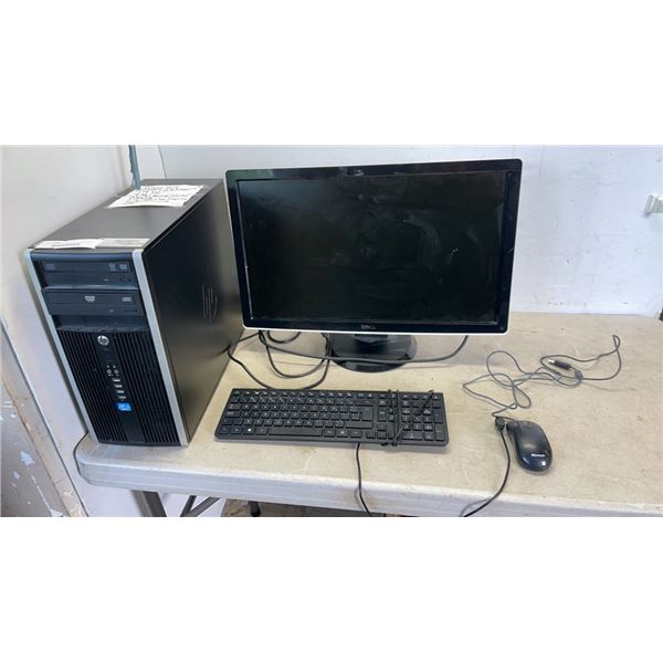 HP GAMING I3 2ND GEN WITH WINDOWS 10 UPDATES NO PASSWORD, 1TB HDD, 4GB RAM, INCLUDES 24" DELL GAMING