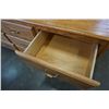 Image 3 : OAK 9 DRAWER DRESSER