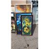 Image 1 : 3 PAINTINGS ON CANVAS