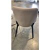Image 3 : 2 MODERN LEATHER STYLE DINING CHAIRS