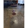 Image 2 : 2 MID CENTURY BRASS MAGAZINE RACKS