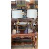 Image 1 : PAIR OF BRASS ACRYLIC BASE TABLE LAMPS