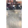 Image 3 : METAL BASE GLASSTOP COFFEE TABLE