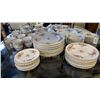 Image 3 : 92 PIECES ROYAL ALBERT MOSS ROSE CHINA - INCLUDES PLATES, BOWLS, CUPS, SAUCERS, GRAVY BOAT, SERVING 