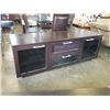 Image 1 : MODERN GLASS DOOR MEDIA STAND