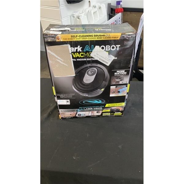 SHARK AI ROBOT VACMOP PRO - TESTED WORKING, RETAIL $599