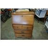 Image 1 : MAPLE 3 DRAWER DROP FRONT DESK