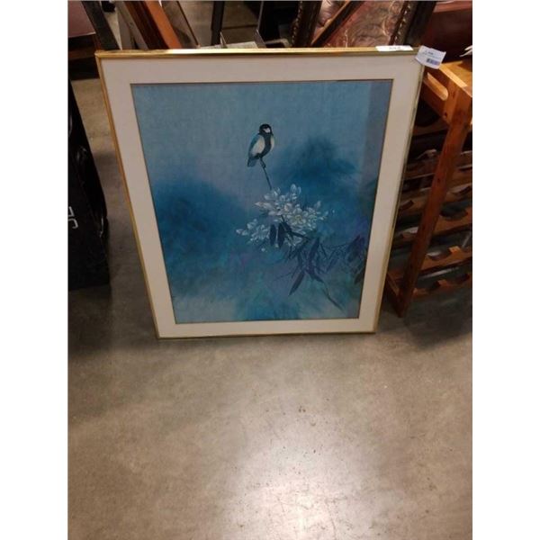 SIGNED EASTERN BIRD PRINT 78