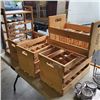 Image 1 : 4 WINE CRATES AND WINE RACK