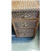 Image 2 : WICKER 4 DRAWER DESK
