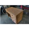Image 8 : WICKER 4 DRAWER DESK