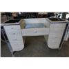 Image 2 : AICO FURNITURE HOLLYWOOD SWANK VANITY W/MIRROR CRYSTAL CROC
