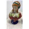 Image 9 : SNIDER HORSE CLOCK WORKING WITH 2 PORCELAIN BUSTS