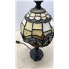 Image 2 : LEADED GLASS TABLE LAMP