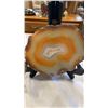 Image 14 : SEMI PRECIOUS STONE SLABS, GLASS FISH FLOATS AND HORN CARVINGS