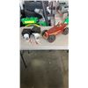 Image 1 : DECORATIVE CAR FIGURE AND 2 QUEEN ELIZABETH COLLECTOR MUGS - CAR IS 20 INCHES LONG