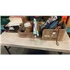 Image 1 : 3 BOXES OF TOOLS, ELECTRICAL HARDWARE, CAR DIAGNOSTIC TOOLS