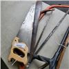 Image 4 : LOT OF SAWS WITH CANES AND WALKING STICKS